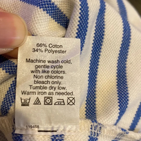 J Crew Small Midi Sleeveless Dress Stripes V Neck Side slits on hem - Picture 7 of 7